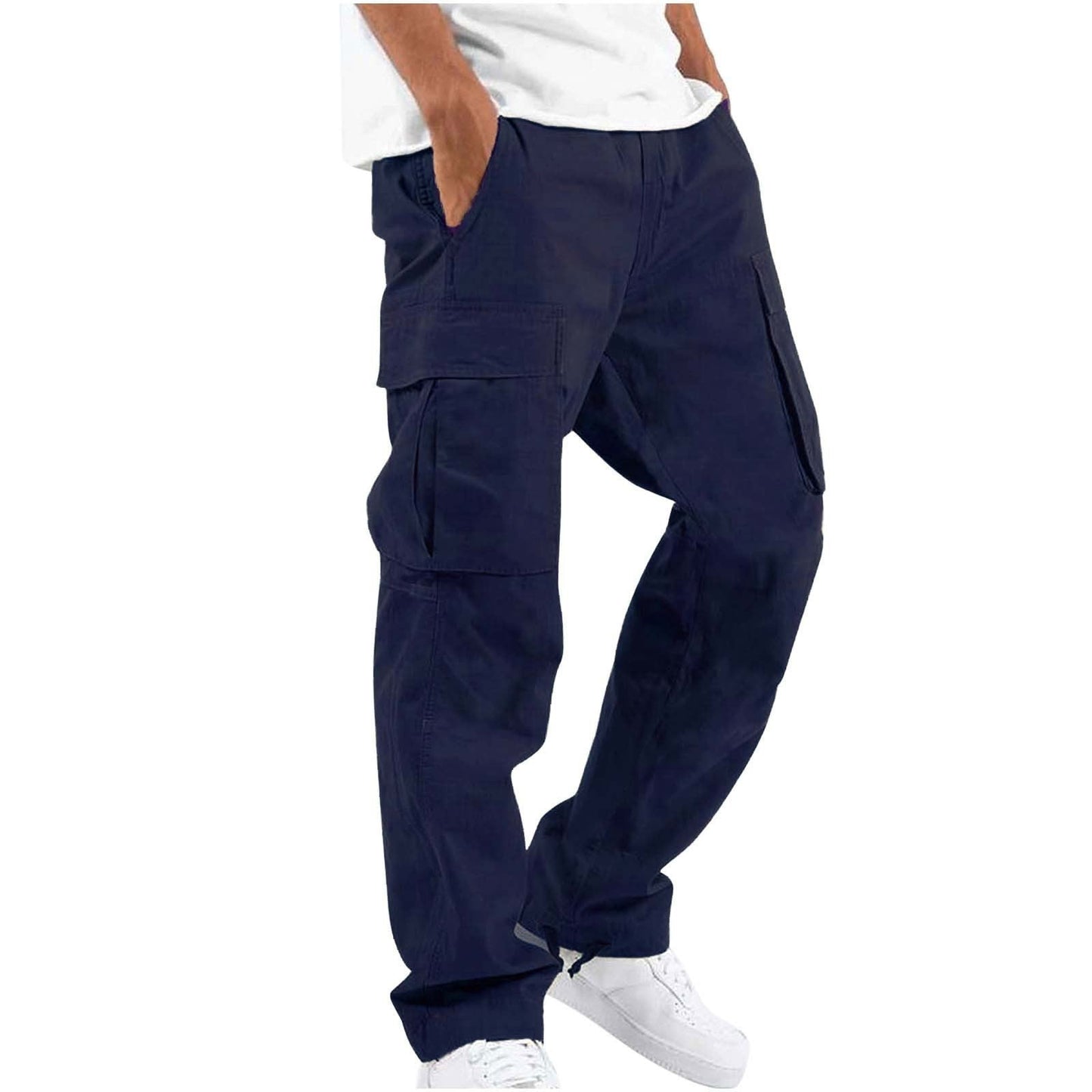 Heren Cargo Broek Met Utility Zakjes En Relaxte Pasvorm
