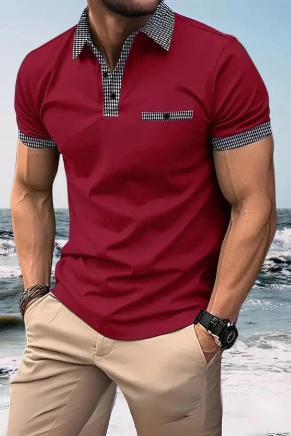 Poloshirt Heren Performance Moisture-Wicking Stretch