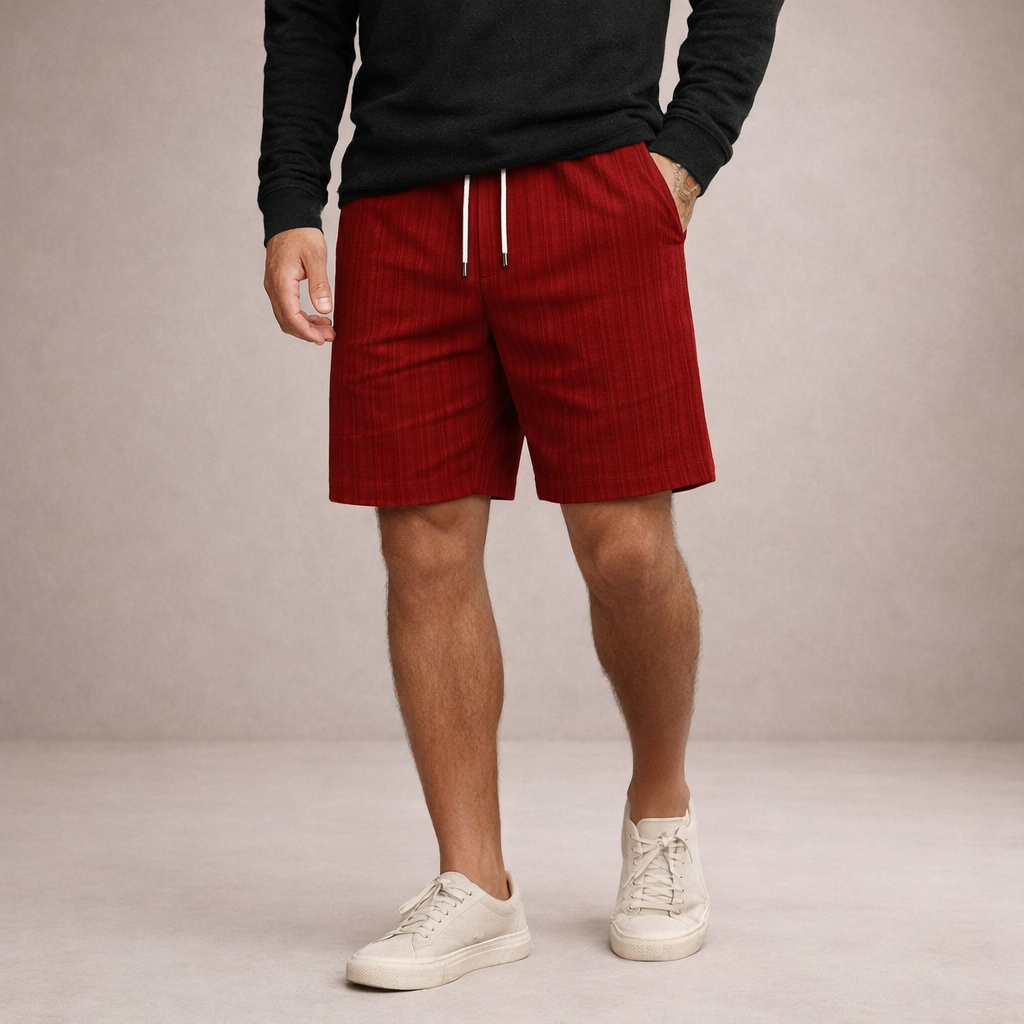 Korte Broek Heren Linnen Regular Fit Ademend Zomer Casual