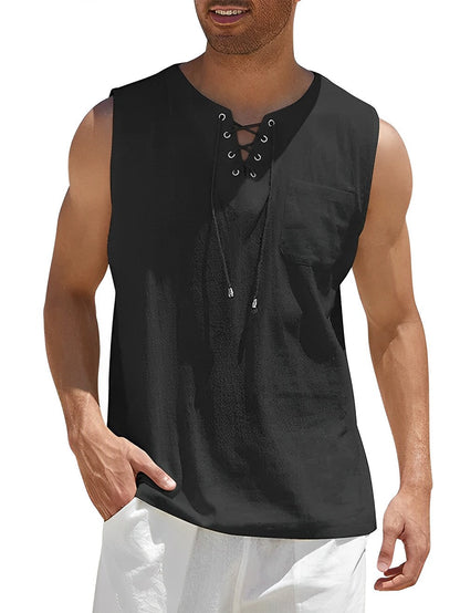 Zomerse Tanktop Voor Heren | Luchtig en Losvallend