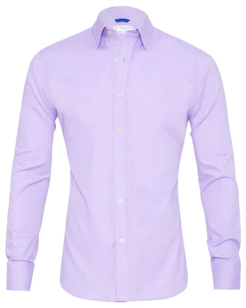Oxford overhemd Heren slim fit stretch met ritssluiting