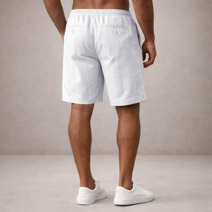 Korte Broek Heren Linnen Regular Fit Ademend Zomer Casual