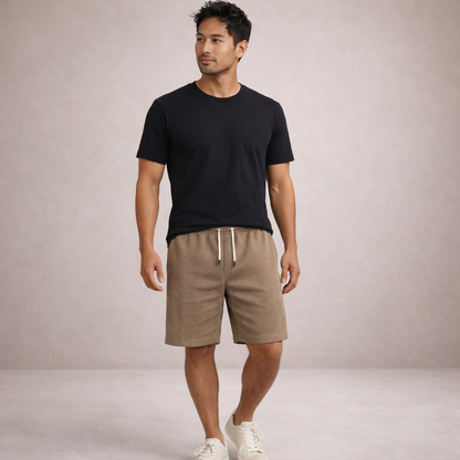 Korte Broek Heren Linnen Regular Fit Ademend Zomer Casual