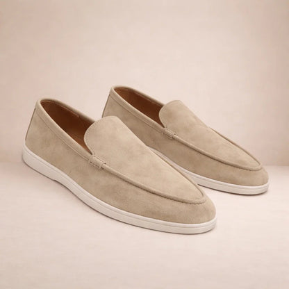 Casual loafers Heren Regular Fit Bovenwerk van leer Instapmodel