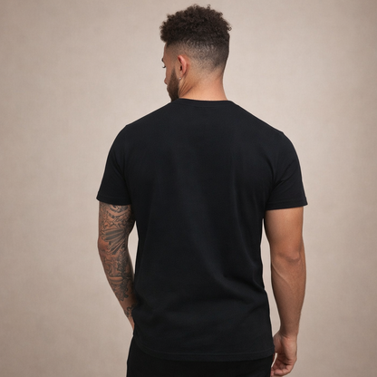 T-shirt Heren Slim Fit Ronde Hals Korte Mouwen