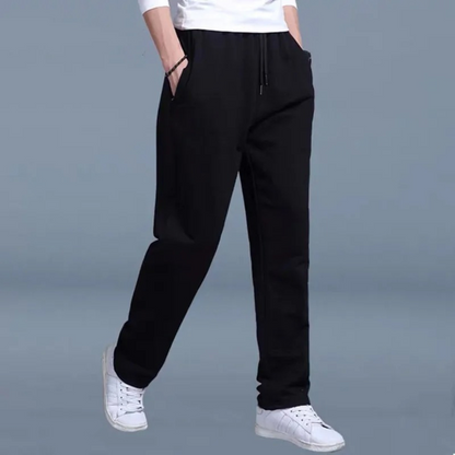 Heren Joggingbroek Met Elastische Taille En Rechte Pijp