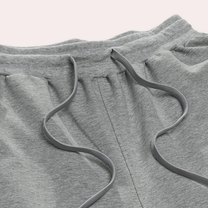 Heren Joggingbroek Met Elastische Taille En Rechte Pijp