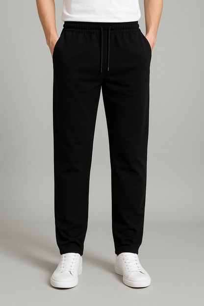 Heren Joggingbroek Met Elastische Taille En Rechte Pijp