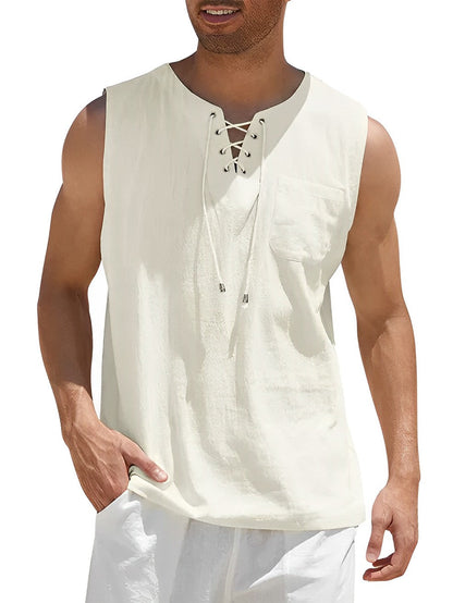 Zomerse Tanktop Voor Heren | Luchtig en Losvallend