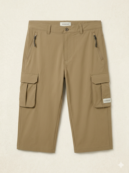 Sneldrogende Cargo Shorts Voor Actieve Mannen Met Meerdere Zakken