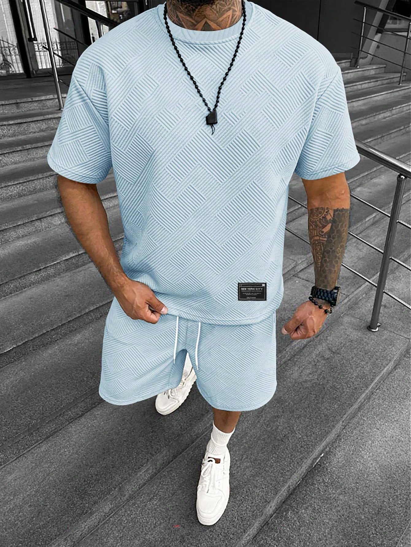 Samuel | Heren Zomerset Korte Mouw met Sportieve Shorts