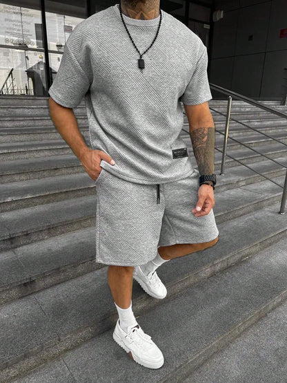 Samuel | Heren Zomerset Korte Mouw met Sportieve Shorts