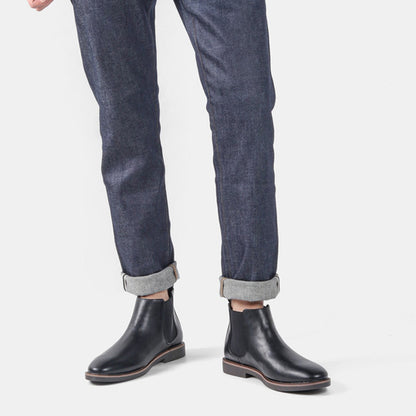 Viktor | Heren Leren Chelsea Boots met Modern Design