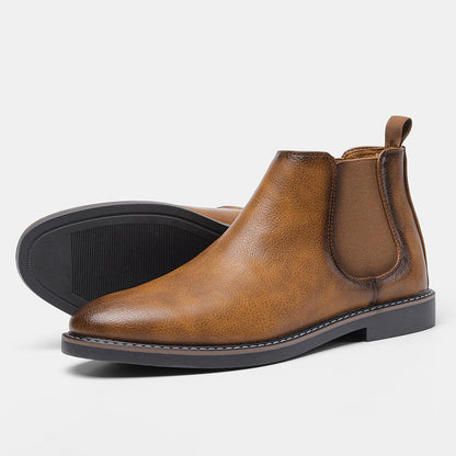 Viktor | Heren Leren Chelsea Boots met Modern Design
