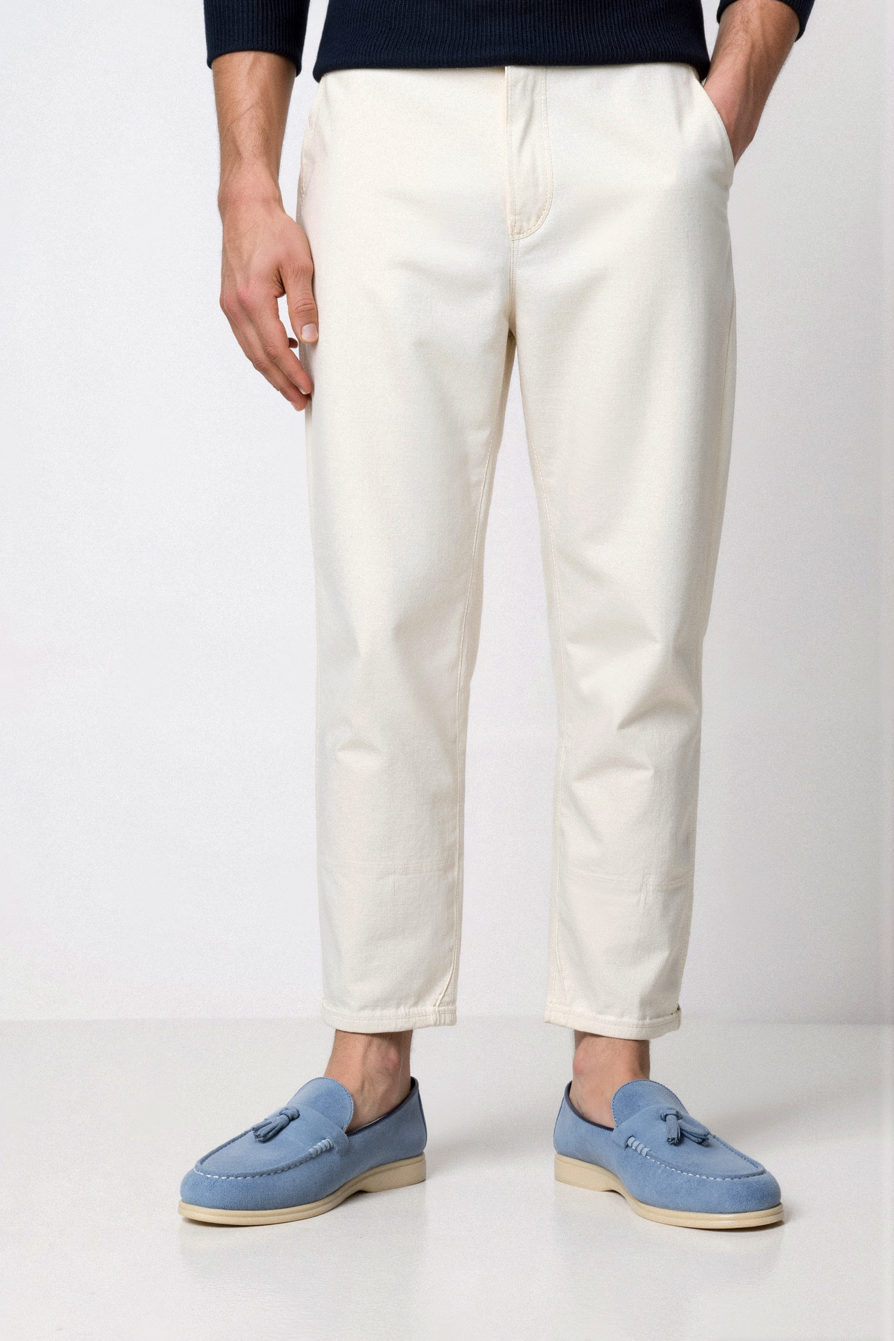 Heren Loafers Met Kwasten En Instapmodel