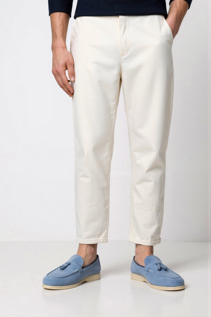 Heren Loafers Met Kwasten En Instapmodel