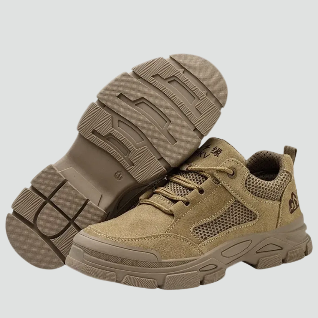 Comfortabele Antislip Werkschoenen met Stalen Neus Heren