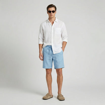Bermuda Shorts Heren Elastische Taille Casual Zomer