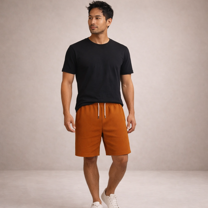 Korte Broek Heren Linnen Regular Fit Ademend Zomer Casual