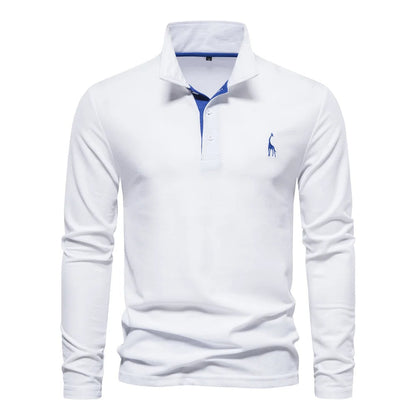Polo Shirt Heren Knoop Hals Casual