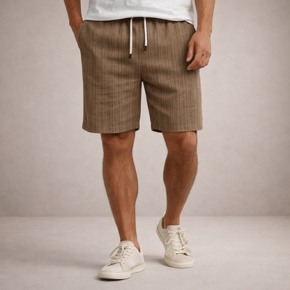 Korte Broek Heren Linnen Regular Fit Ademend Zomer Casual