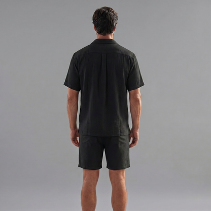Heren Short Sleeve Set Zomer Casual Korte Mouwen
