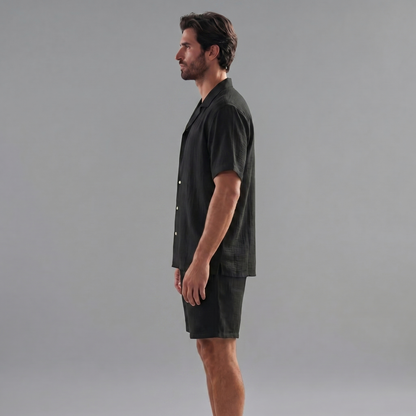 Heren Short Sleeve Set Zomer Casual Korte Mouwen