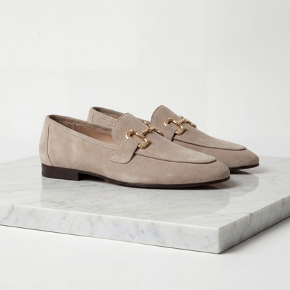 Loafers Heren Suede Horsebit Detail Casual Formeel