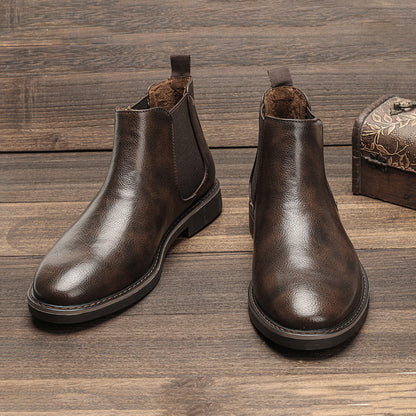 Viktor | Heren Leren Chelsea Boots met Modern Design
