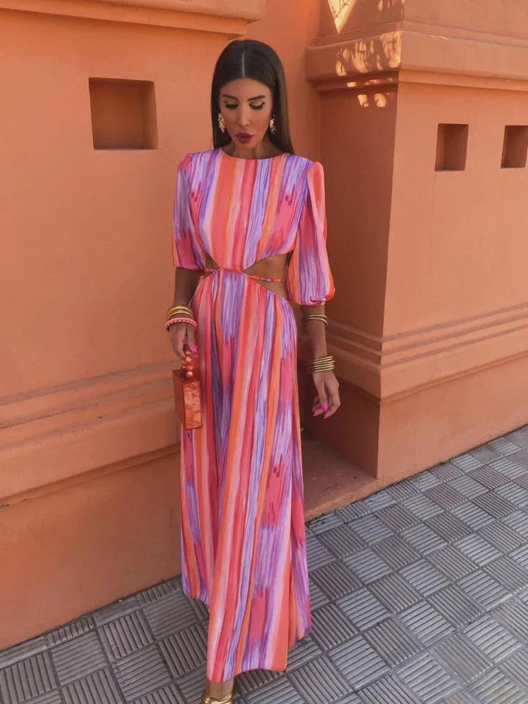 Paloma | Elegante jurk met uitsnijdingen
