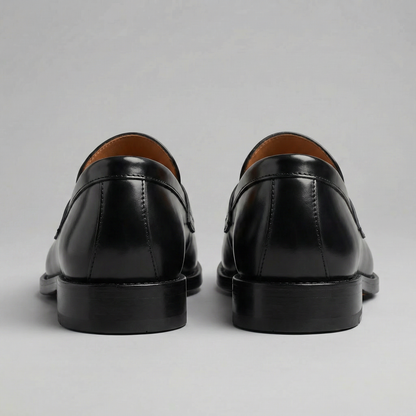 Penny Loafers Heren Leer Slip On Casual Schoenen