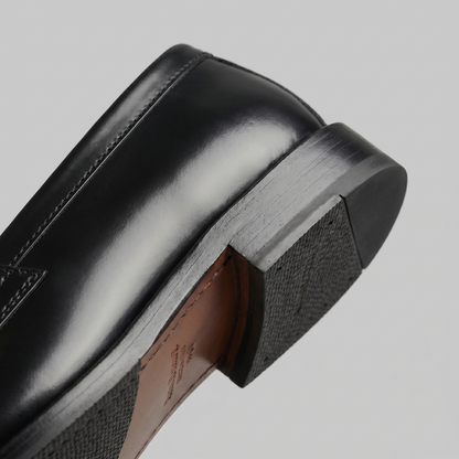 Penny Loafers Heren Leer Slip On Casual Schoenen
