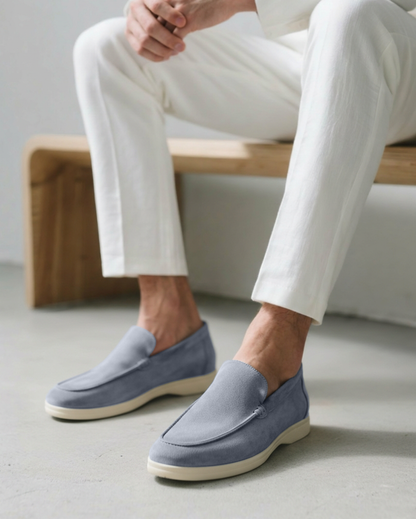 Suede Loafers Heren Casual Comfort Slip On