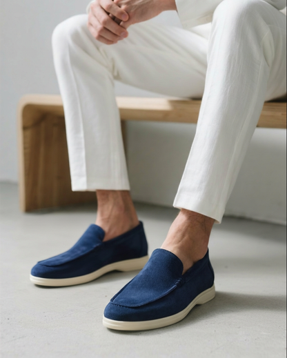 Suede Loafers Heren Casual Comfort Slip On
