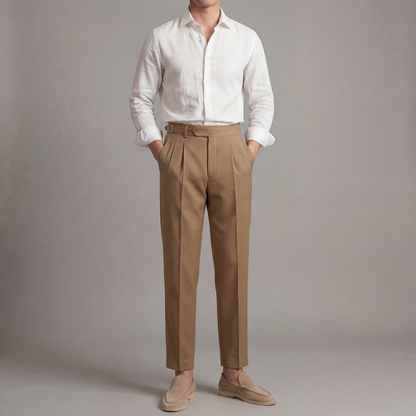 Tailored Fit Broek Heren Klassiek Formeel Kantoor