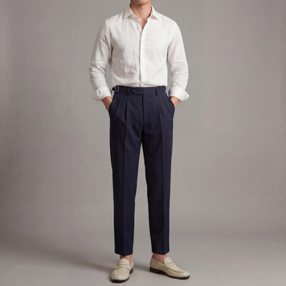 Tailored Fit Broek Heren Klassiek Formeel Kantoor