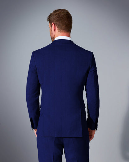 Tailored Fit Pak Heren Textuur Zakken Stretch Formeel